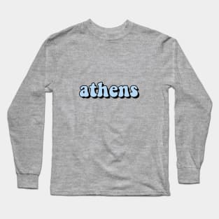 Pale Blue Athens Long Sleeve T-Shirt